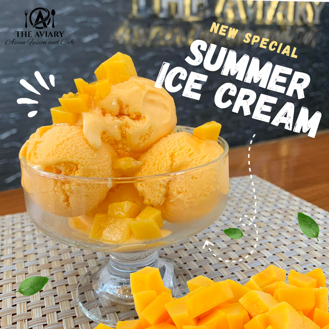 Regular Mango Ice Cream – The Aviary Asian Fusion & Cafe